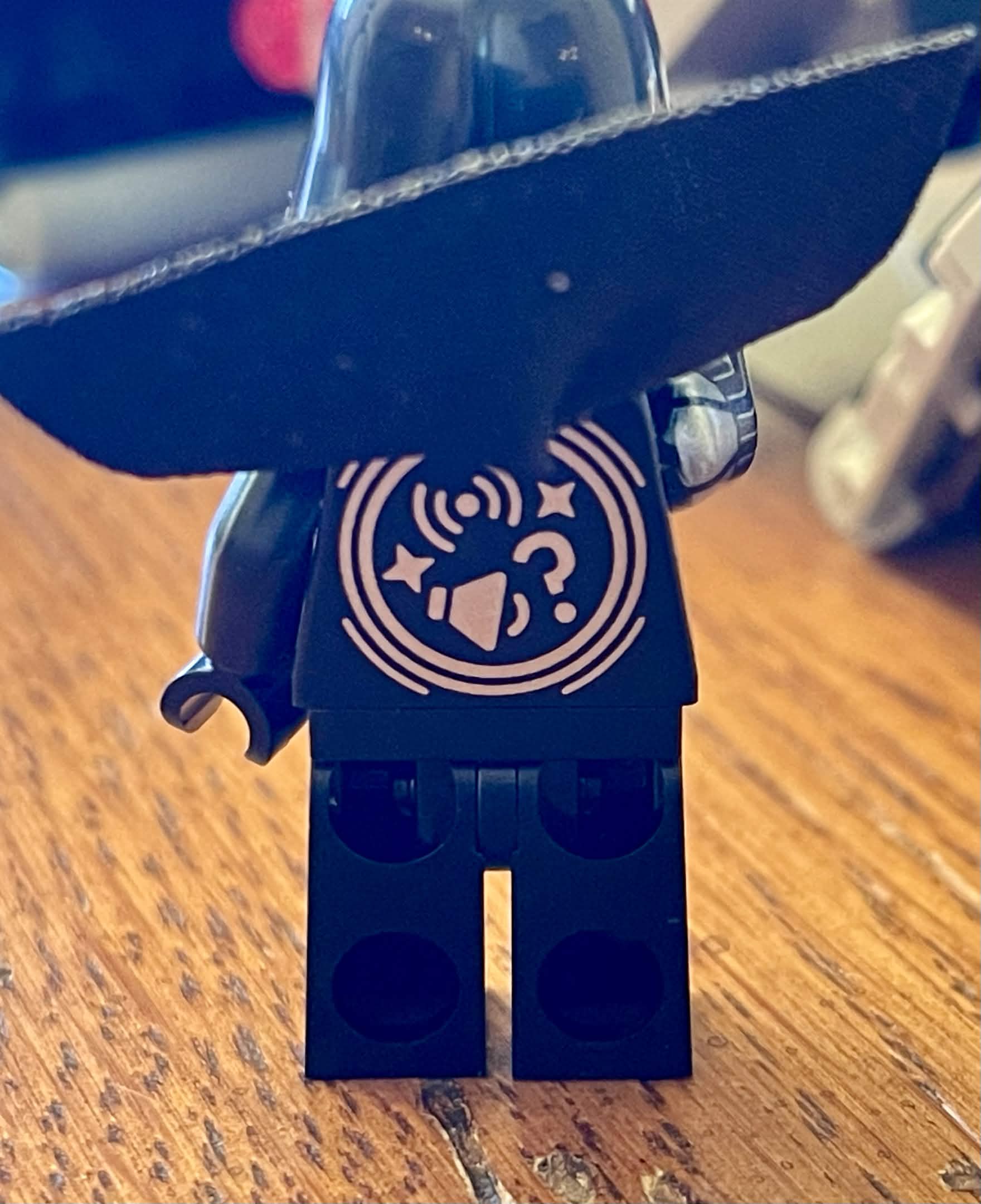 Darth Vader TIE Fighter Smart Play open back view