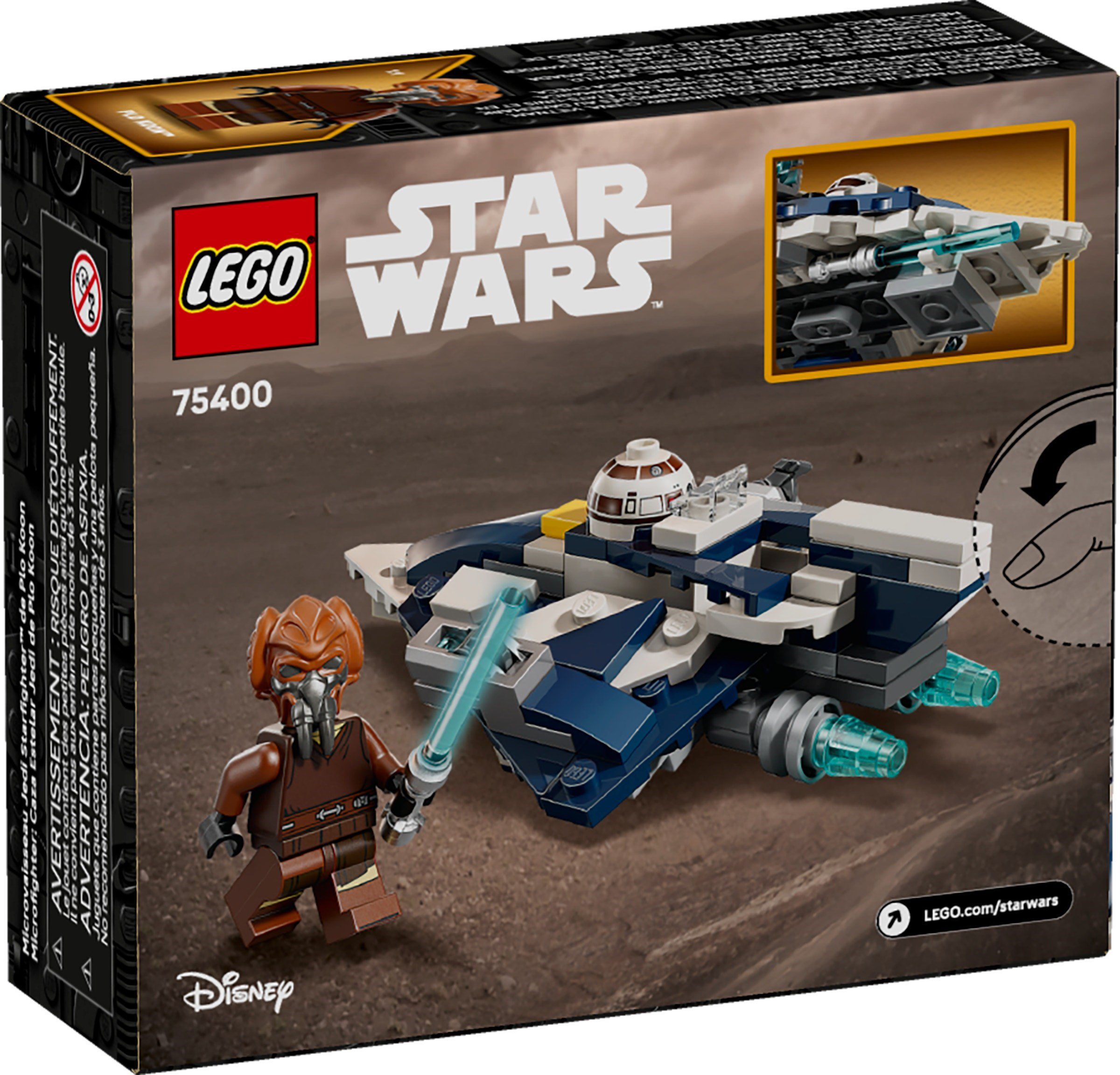 Plo Koon's Jedi Starfighter Microfighter (75400) – $10 | Image 1