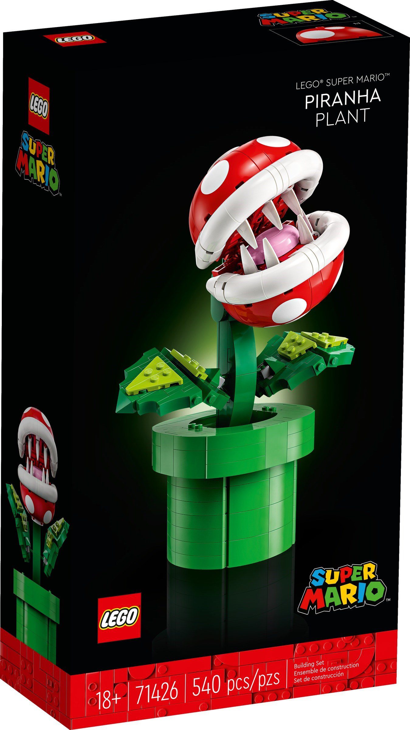 LEGO Piranha Plant (71426) - full built set display