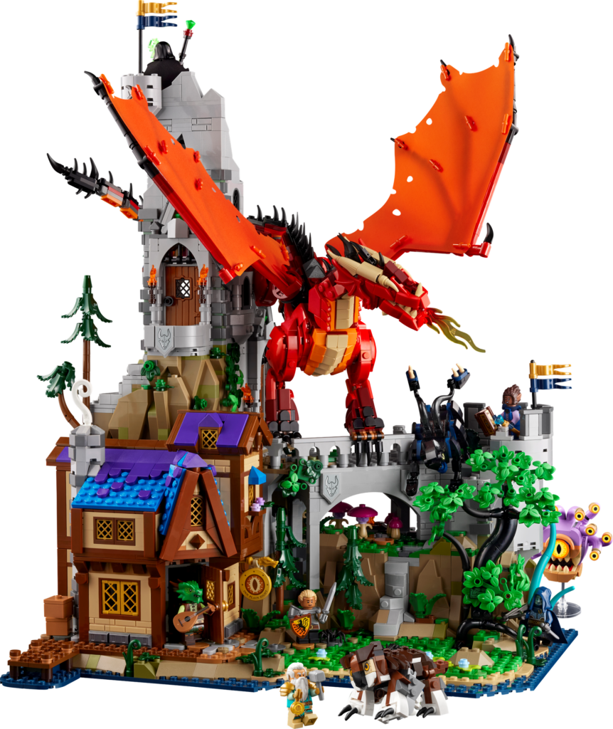 LEGO Ideas Dungeons and Dragons Red Dragons Tale 21348