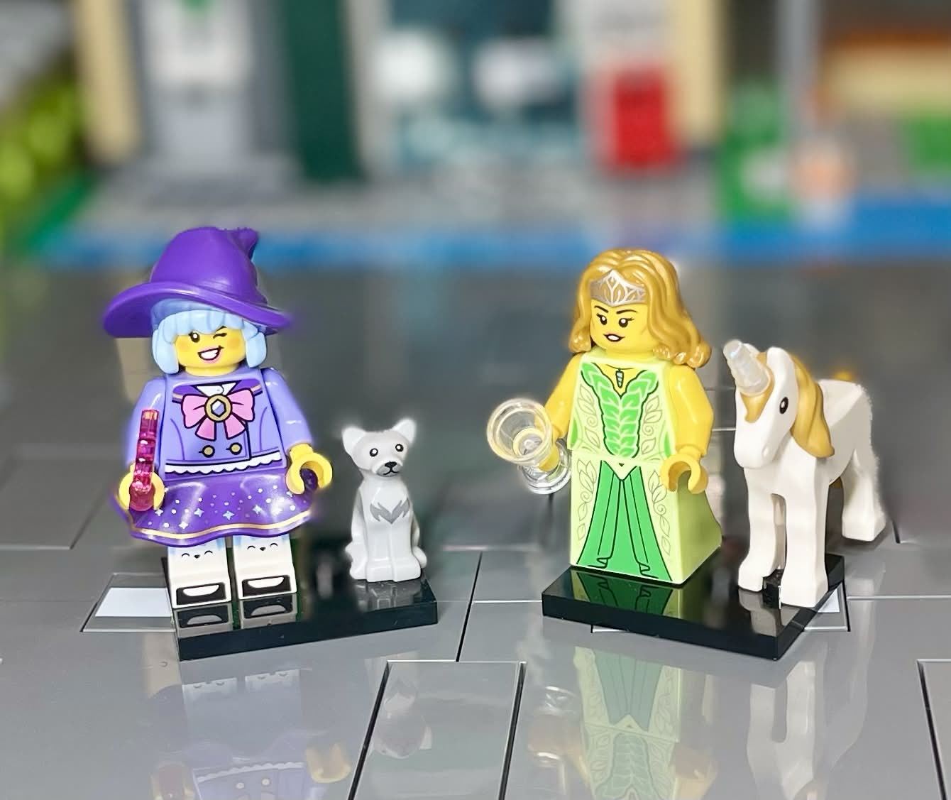LEGO CMF Series 29 Cute Witch and Unicorn Elf minifigures