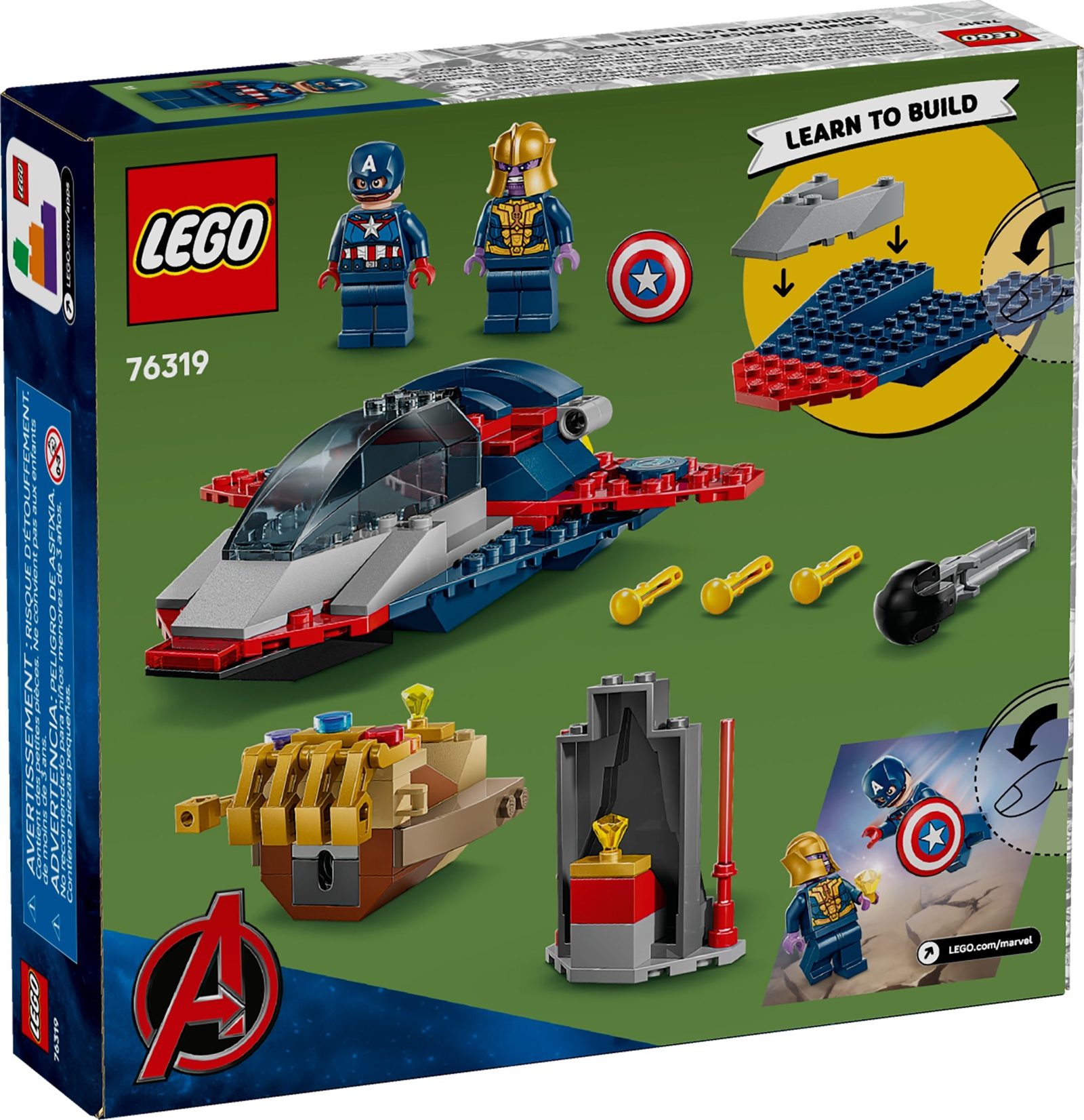 Captain America vs. Thanos (76319) – $20 | Image 2