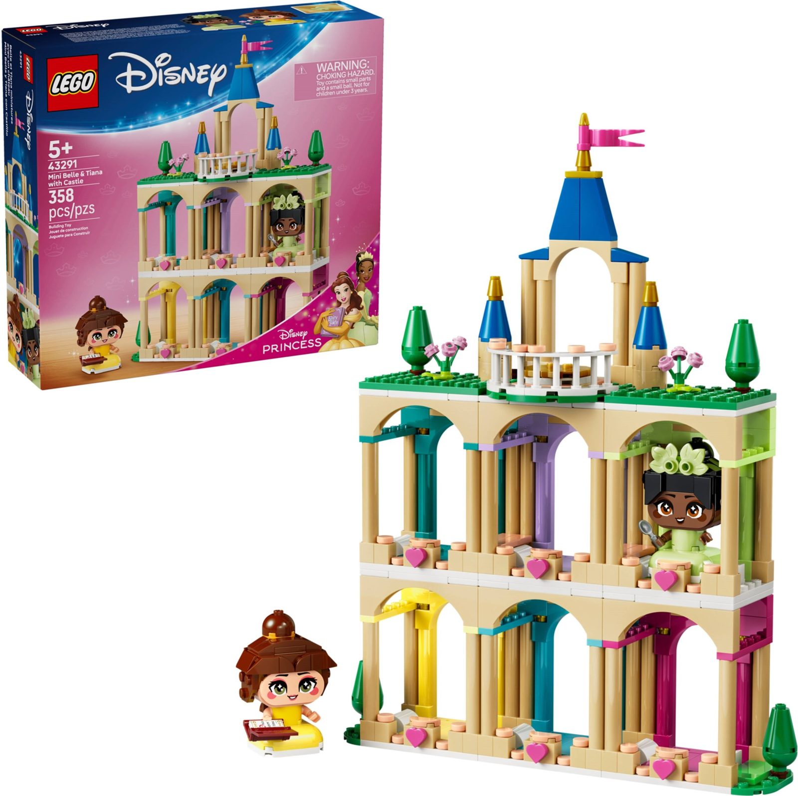 Mini Belle & Tiana with Castle (43291) – $27.99 | Image 2