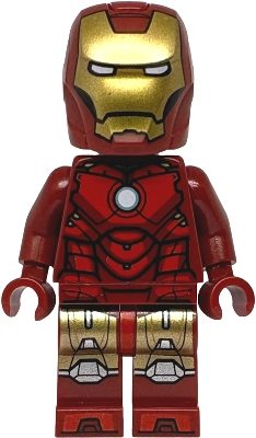 Iron Man - Mark 4 Armor, Large Helmet Visor, Light Nougat Head