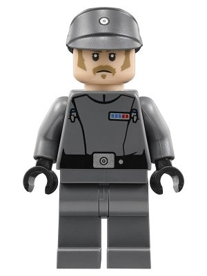 LEGO Imperial Recruitment Officer minifigure sw0913 from Imperial Patrol Battle Pack 75207