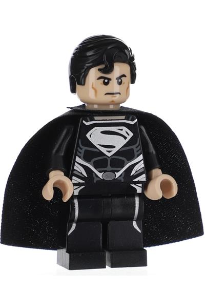 LEGO Superman Black Suit sh137 SDCC 2013 DC Comics exclusive minifigure