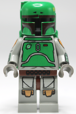 LEGO Boba Fett Cloud City sw0107 printed arms and legs 2003 Star Wars minifigure